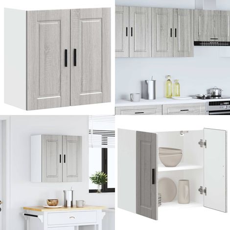 vidaXL Küchen-Hängeschrank Porto Grau Sonoma Holzwerkstoff (1/5)