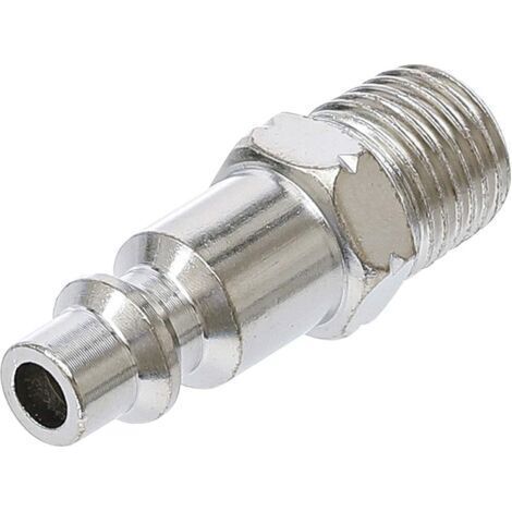 2PC BGS 7057 Raccord rapide à air comprimé filetage mâle 6,3 mm (1/4") France (1/5)