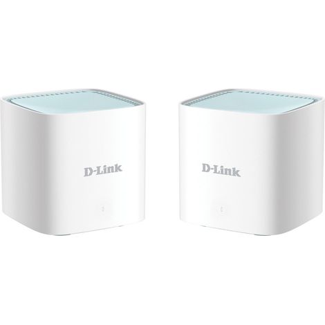 D-Link EAGLE PRO AI AX1500 Mesh System M15-2 Router (2er-Pack) 802.11ax 1200+300 Mbit/s Ethernet-LAN-Anschlüsse (RJ-45) 1 Unterstützung (1/4)