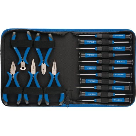 Coffret pinces de précision / tournevis 16 pièces (1/4)