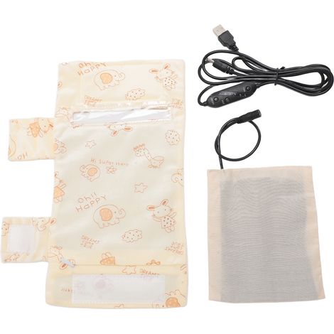Sac chauffe-biberon USB à 3 niveaux de température avec minuterie, idéal pour la maison et les voyages. (1/5)