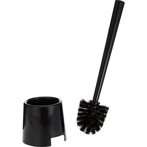 Escobilla de baño Ikea, polipropileno, negra, 36 x 11 x 10,3 cm (1/4)