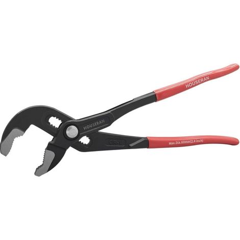 Wasserpumpenzange 304 mm Nut und Feder rote Griffe Chrom Vanadium (1/5)
