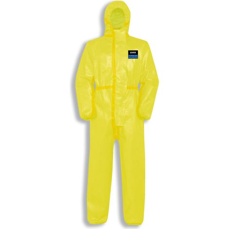 UVEX Einweg-Overall 3B 89880 Chemikalienschutz Typ 3B gelb Gr. L (1/5)
