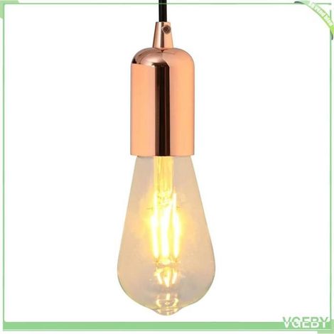 4106531 Douilles de lampe 2 pcs bronze or rose E27 (1/5)