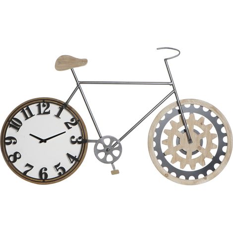 Reloj Pared Metal Mdf 108X6,4X63,5 Bicicleta Negro RE187109 (1/3)