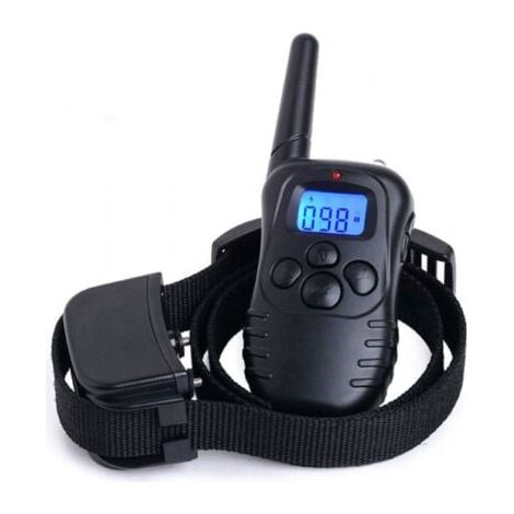 Collier de dressage électrique Rechargeable, étanche, télécommande sans fil, portée de 300 mètres, adapté à l'entraînement des chiens