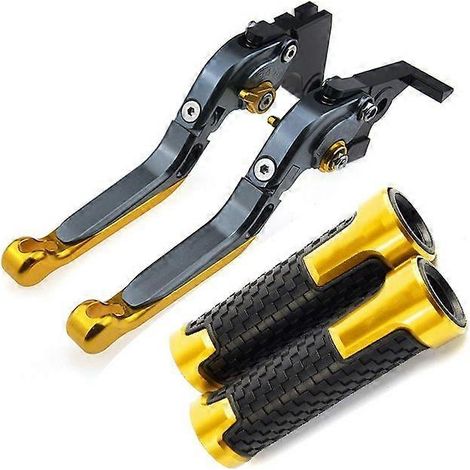 Kit de leviers de frein et d'embrayage pour Dominar 250/400 (jaune)