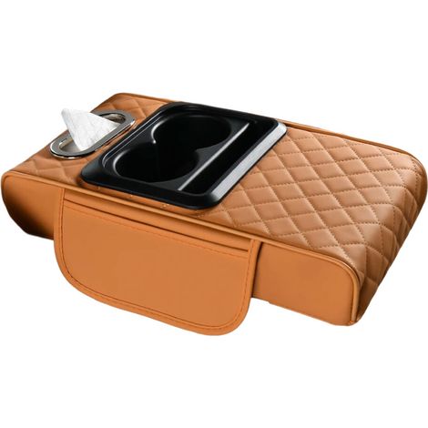 Funda para cojín de consola central de coche - Naranja (1/2)
