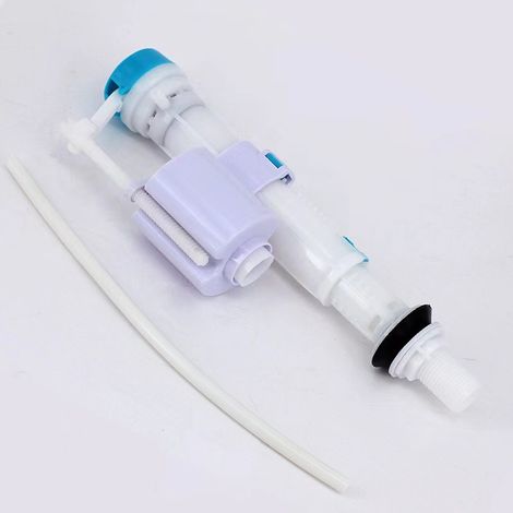 CHOYCLIT Mécanisme de chasse d'eau WC, robinet d'arrivée basse double commande, poussoir double chasse 21cm (1/3)