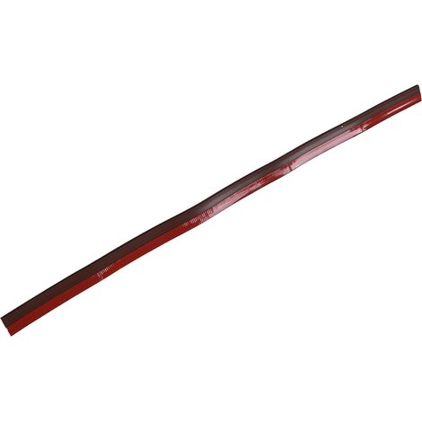 Bande d'étanchéité pour portes, coupe-vent, anti-poussière et insonorisée, en caoutchouc silicone, pour joints jusqu'à 23 mm de diamètre. Couleur : marron.