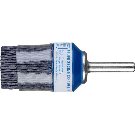 PFERD TOOLS COMPOSITE Pinselbürste PBUPR Ø 25 mm Schaft-Ø 6 mm Keramik-Filament-Ø 1,00mm Korn 120 stationär (1/4)