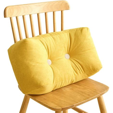 Coussin lombaire pour lit/transat/décoration/chaise, oreiller de sommeil pour le cou, coussin de soutien lombaire pour siège auto et chaise de bureau, coussin pour sommeil, soutien du dos et des jambe (1/5)