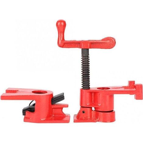 3/4"-Rohrschelle, Schnellspannvorrichtung, XU Eisenwerkbank-Set für die Holzbearbeitung, Schnellspann-Schraubrohrschellen-Set – Crezuo
