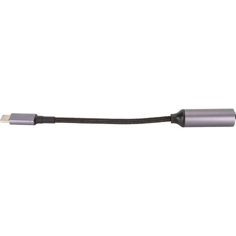 Câble USB-C PD 100W avec connecteur DC 5.5x1.7mm pour charge rapide téléphone et tablette (1/5)