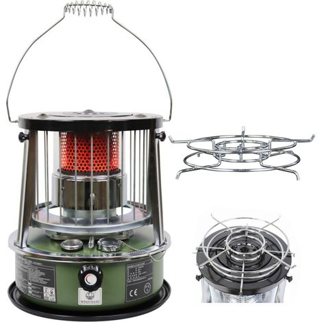 Eosnow Poêle à kérosène relevable, maison, Camping en plein air, Barbecue, pêche sur glace, chauffage