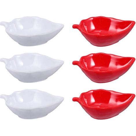 Bols à sauce en céramique compatibles avec le service de sauce, 1 ensemble de couleurs assorties (1/5)