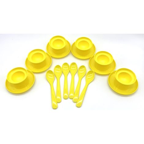 Coquetier en plastique Jaune (1/2)