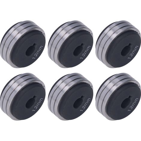 Lot de 10 Galets d'Entraînement en Acier et Nylon pour Soudeuses MIG 200A 350A 500A, Ø1,2mm (1/5)