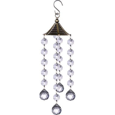Crystal Prism - Laser-Cut Glass Sun Catcher for Window Patio Garden Decoration - 1 Piece (1/5)