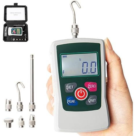 Digital Dynamometer Precision Force Gauge Thrust and Traction Tester The Four Units N kg lb Oz (1/5)