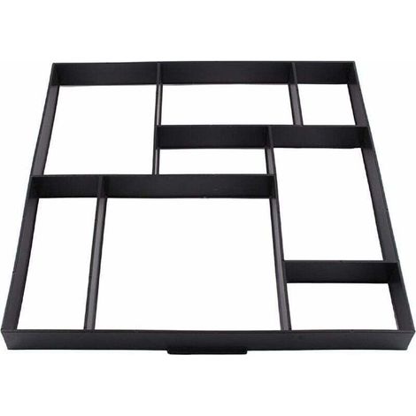 SABIR 40 x 45cm Moule à Pavé Plastique Pavage Moyen Béton Moules Pierres Stepping Stone Jardin Allée Moule Pavage Chemin Moule Walk Maker (1/5)
