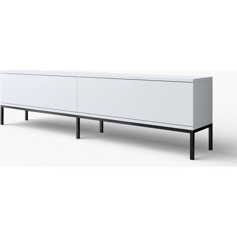 Mueble TV, mesa TV, mueble bajo. Stand Negro Blanco (1/5)