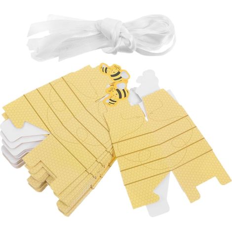 30-piece yellow cardboard candy boxes for wedding and birthday DIY decorations (1/5)