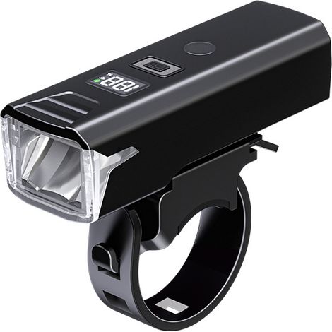 Q02 pantalla digital - linterna para bicicleta - luz nocturna - ciclistas - protección contra la lluvia IPX4 - carga USB - ciclismo de montaña - luz para bicicleta (1/4)
