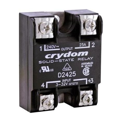 Crydom D2410 relé electrónico negro 10 A 280 V