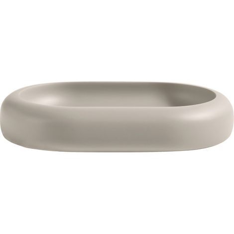 Porte-savon ZAC en polyresine – finition greige mate, design moderne (1/5)