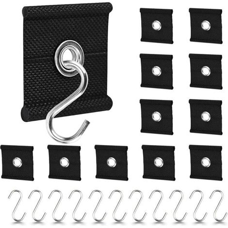 12 Kederleistenhaken, Ösenhaken für Markisen an Wohnmobilen und Wohnwagen, 5/6 mm und 7/8 mm Kederleisten, Ösenhaken für Kederleisten, Wohnmobilzubehör (1/4)