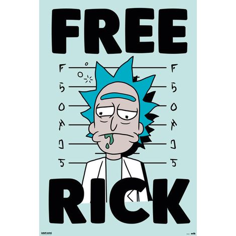 Poster rick und morty frei rick (1/4)