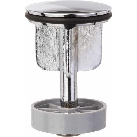 Clapet de vidage pour lavabo sur joint Ø39,5 tige Ø35,5, H 67/95 mn