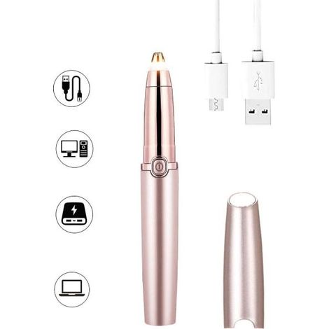 Épilateur de sourcils indolore et rechargeable-Online Store (1/5)