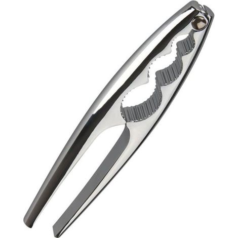 1 pièce Casse-noix, alliage de zinc chromé brillant, 3 tailles, ouvre-noix et crustacés, ustensile de cuisine polyvalent (1/5)