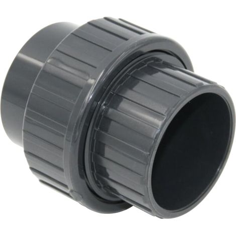 MANCHON UNION 3 PIECES JOINT EPDM A COLLER PVC PRESSION Femelle Ø50 - PLASSON (1/2)