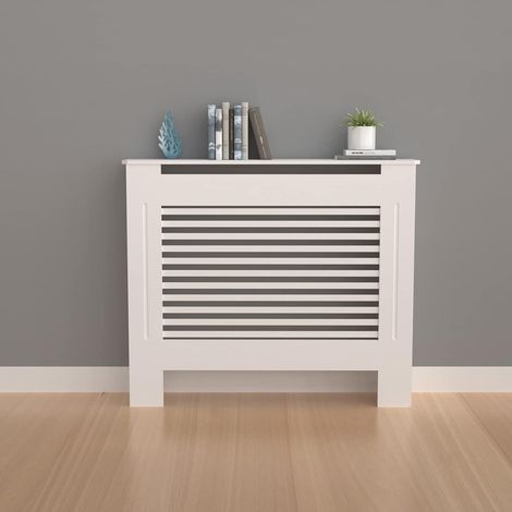 Copritermosifone Legno Bianco MDF 71Lx17Px100A cm Dimensioni interne