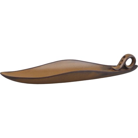 Porte-encens Bateau Feuille pour Méditation Yoga Bureau - Brûleur d'Encens Apaisant Anti-Fatigue (1/5)