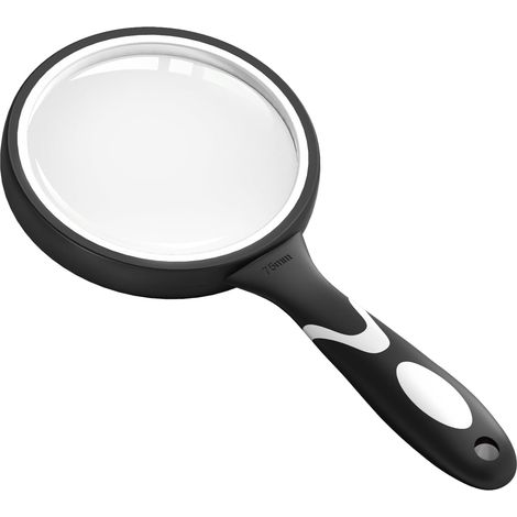 Grande loupe de Lecture en Verre pour Livres scientifiques, journaux, Lecture, Insectes, Passe-Temps, Observation de qualité supérieure
