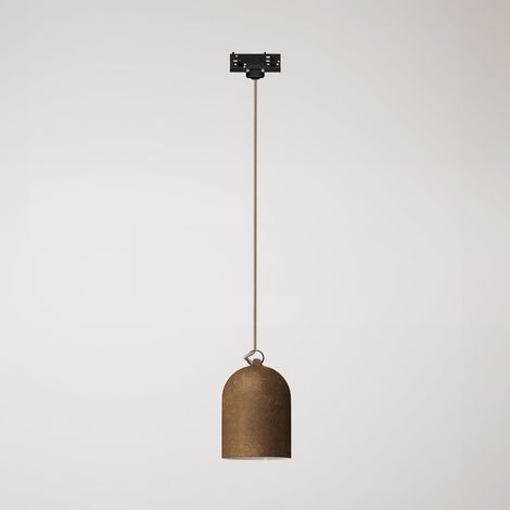 Creative Cables - Pendente de calha com mini abajur em cerâmica - lâmpada incluída