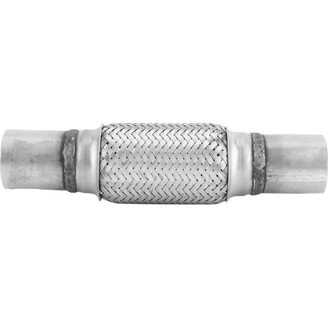 Tuyau flexible universel d'échappement en acier inoxydable tressé, joint de dilatation 47x258mm (1/5)