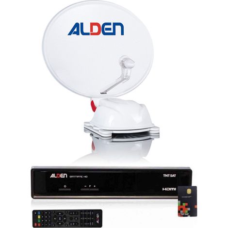 Pack ALDEN AS2 Parabole Satellite Automatique 60cm + Récepteur satellite SATMATIC HD TNTSAT (1/5)