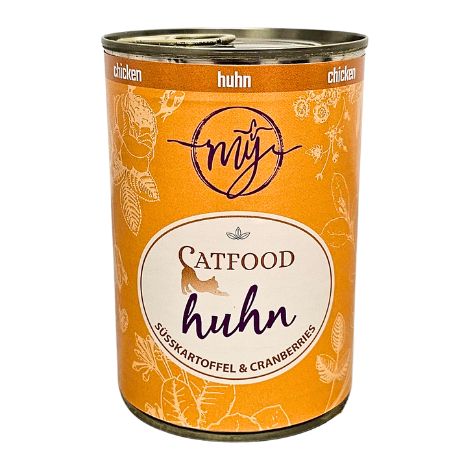Huhn mit Cranberries und Katzenminze Katzenfutter Harnwegsinfekte My Catfood 400g (1/2)