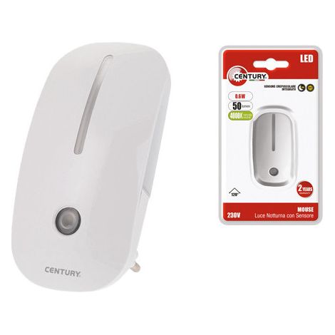 Luz indicadora nocturna LED para ratón 0,5 W – diseño simpático – MS066040