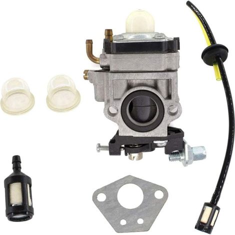 Vergaser mit Kraftstoffschlauch – Kraftstofffiltersatz für Fuxtec Freischneider FX-PS152, FX-MS152, FX-MT152, MFS520, FX-FSR152 – Multiool 2 in 1 4 in 1 3 PS 52 ccm. (1/4)