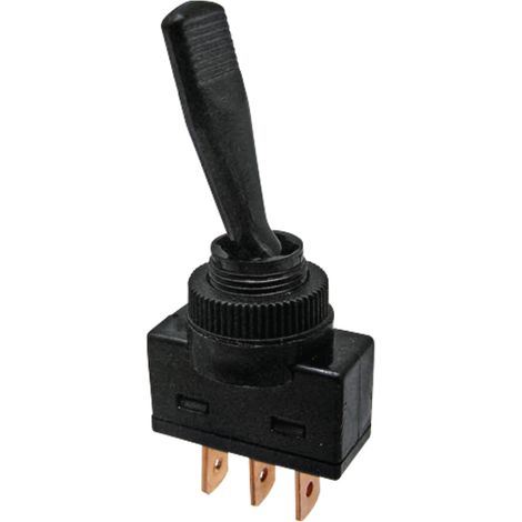 Interruttore a bilanciere a gradini con blocco a 3 pin 12-24V 20A fi 11,6mm