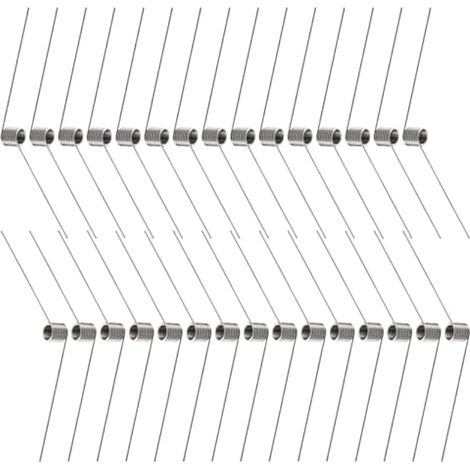 30 Pièces 0.5  5.0 mm 120° Ressort de Torsion, Ressorts de Torsion en Acier Inoxydable, Angle de Ressort en Forme de V, pour Le Travail du Bois de Bricolage, Meubles, Projet de Réparation