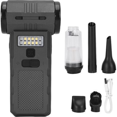 Ortviai Souffleur Électrique Sans Fil 130 000 tr/min – Turbo pour Nettoyage Auto, Bureau et Électronique, Batterie 4000 mAh (1/5)