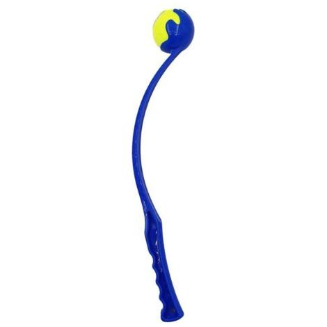 Lanceur de balles de Tennis pour Chiens,Jouets pour Chiens interactifs avec Lanceur de balles pour Chien avec poignée Ergonomique  Lanceur de Balle portatif pour Jeu de récupération de NPTERBL